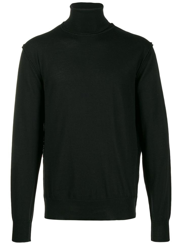 Roberto Collina Rollneck Knit Sweater - Black
