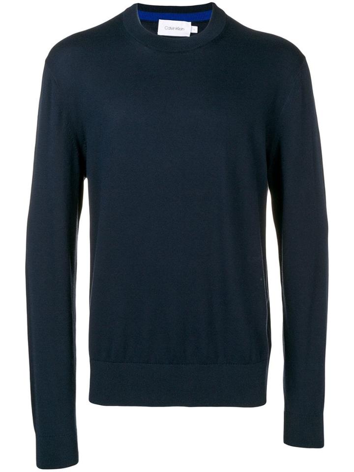 Calvin Klein Crew Neck Sweater - Blue