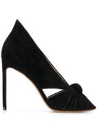 Francesco Russo Knot Detail Pumps - Black
