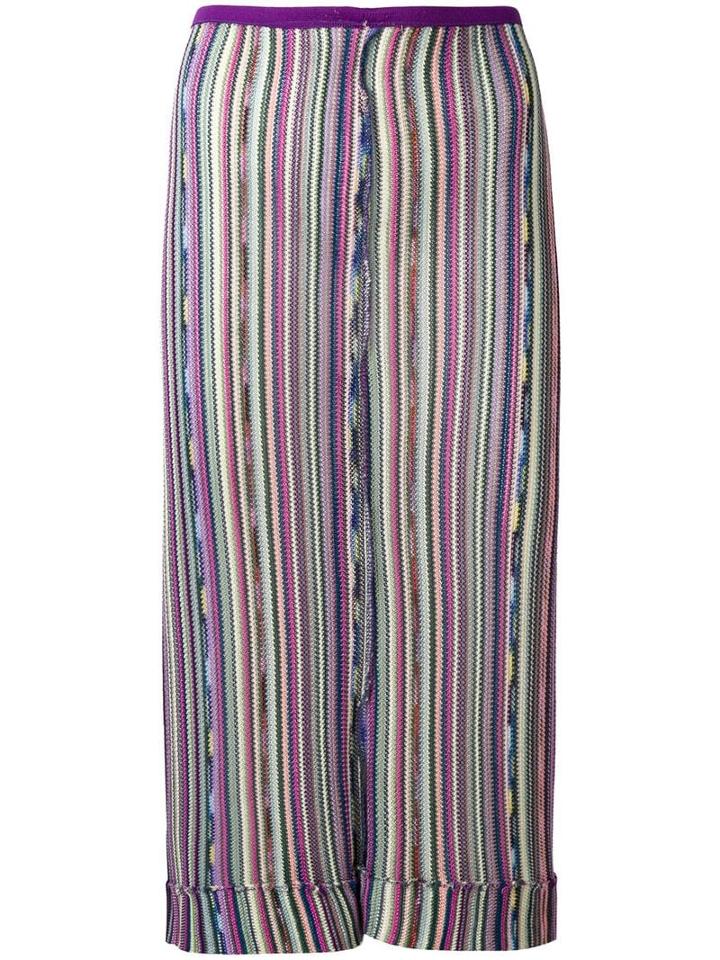 Missoni Pre-owned Stripe Knitted Skirt - Multicolour