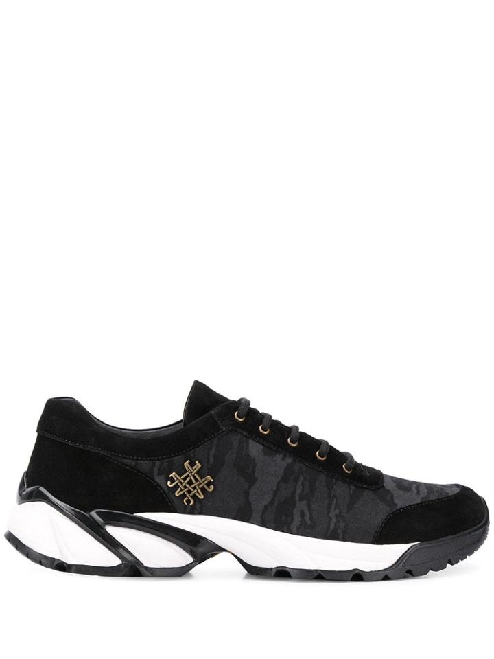 Mr & Mrs Italy Black Lace Up Sneakers