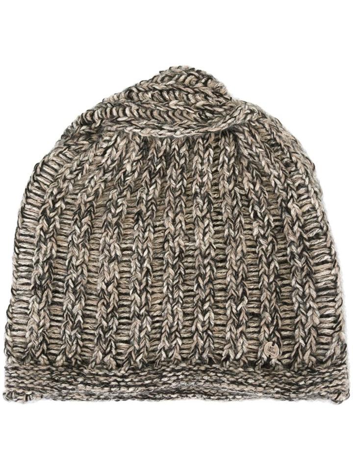 Lost & Found Ria Dunn Knit Beanie, Adult Unisex, Nude/neutrals, Silk/linen/flax/angora/wool