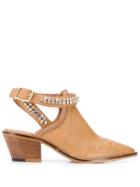 Twin-set Texan Sabot Shoes - Neutrals