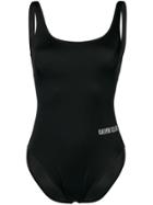 Calvin Klein Logo Print One-piece - Black
