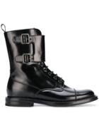 Church's Lace Up Leather Boots - Black