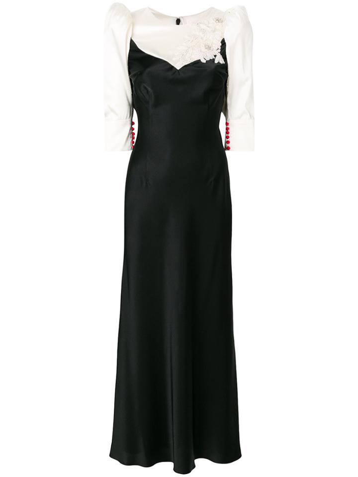 Parlor Unique Design Dress - Black