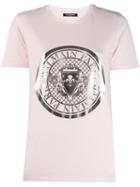 Balmain Medallion Print T-shirt - Pink