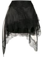 Ermanno Scervino Black Lace Skirt
