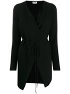 Liu Jo Wrap-style Tie-fastening Cardigan - Black