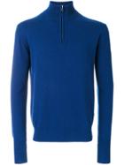 Ballantyne Roll Neck Pullover - Blue
