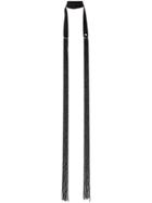 Ann Demeulemeester Blanche Beaded Extra Long Necklace - Black