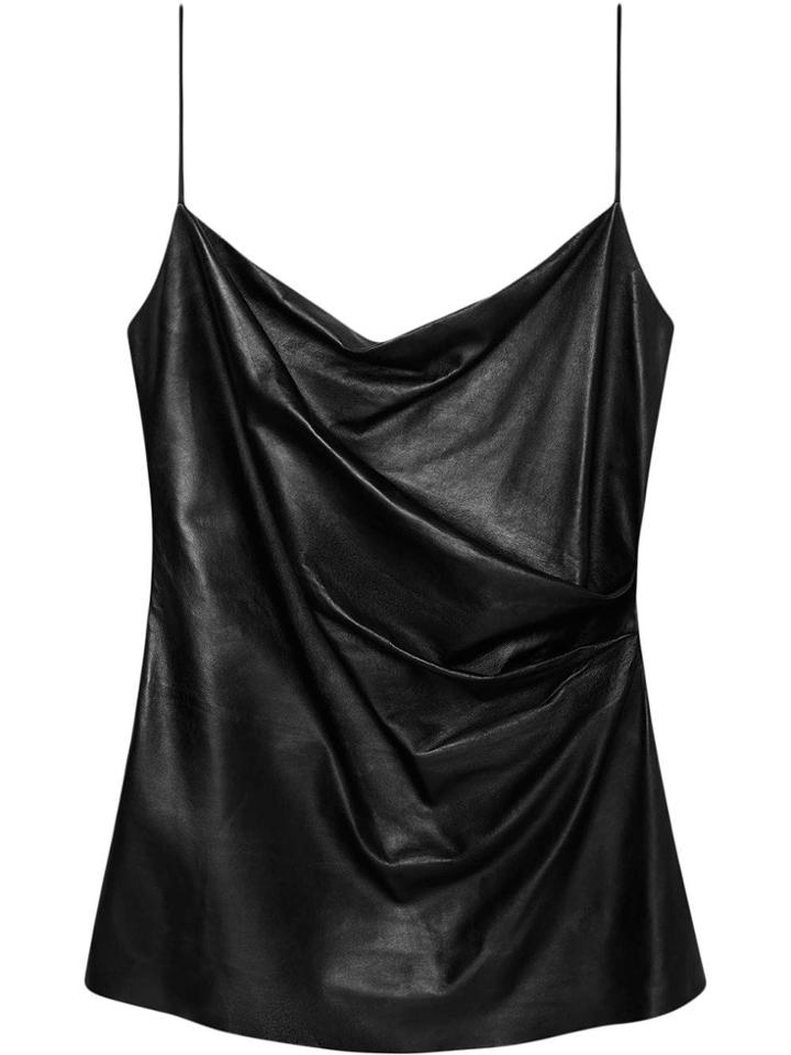 Gucci Leather Mini Dress - Black