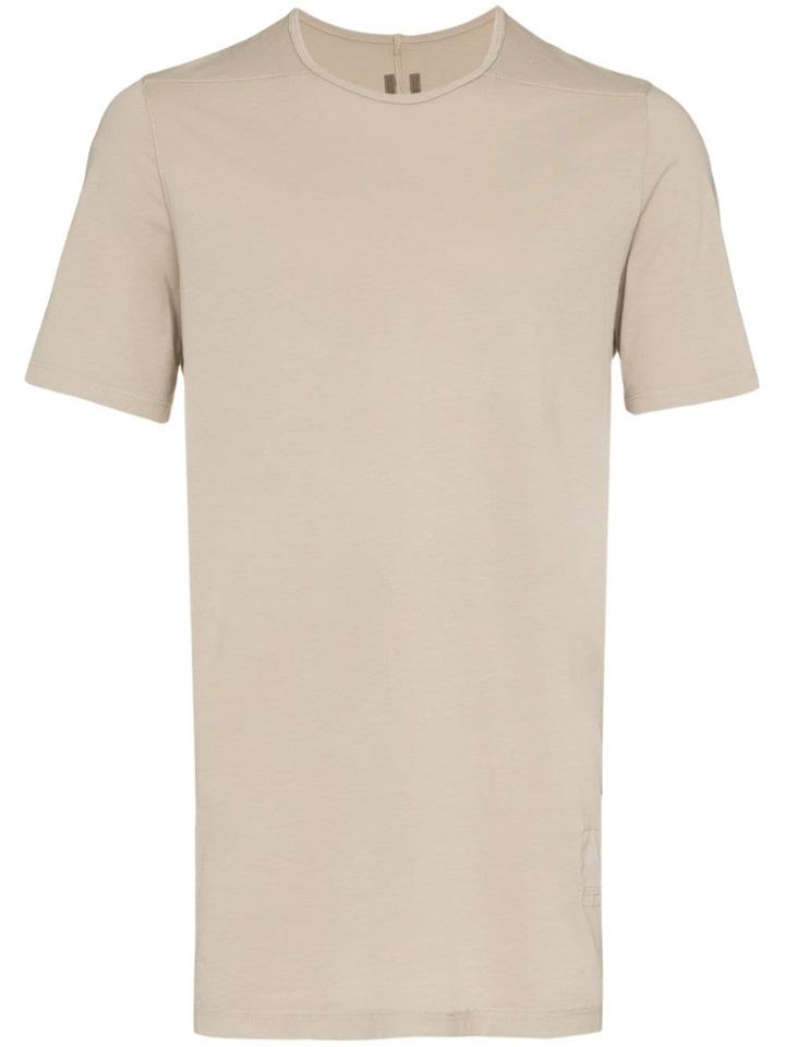 Rick Owens Drkshdw Pearl Level Short Sleeve Cotton T Shirt - Nude &