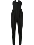 Bianca Spender Strapless Jumpsuit - Black