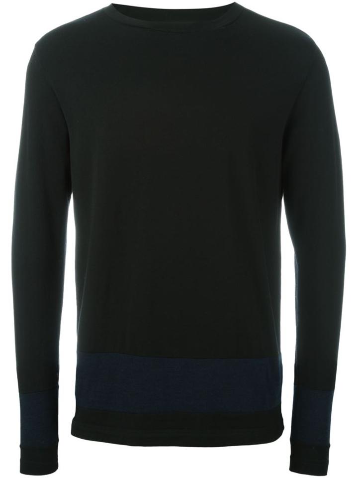 Marni Colour Block Jumper, Men's, Size: 52, Black, Spandex/elastane/wool