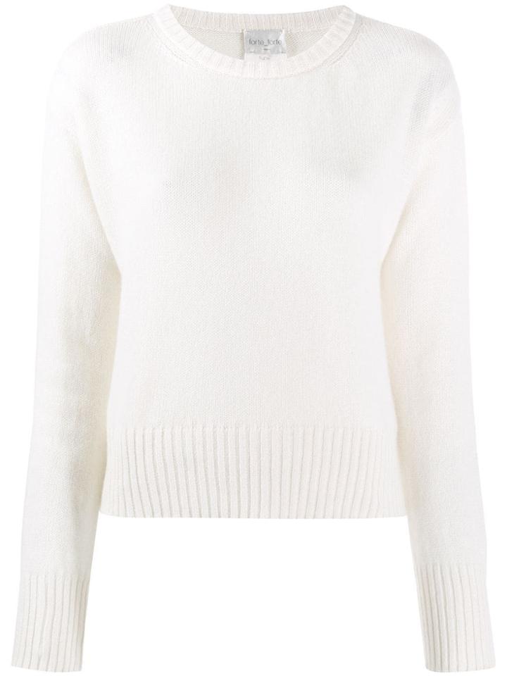 Forte Forte Knitted Sweatshirt - Neutrals