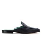 Blue Bird Shoes Python Skin Exotico Mules