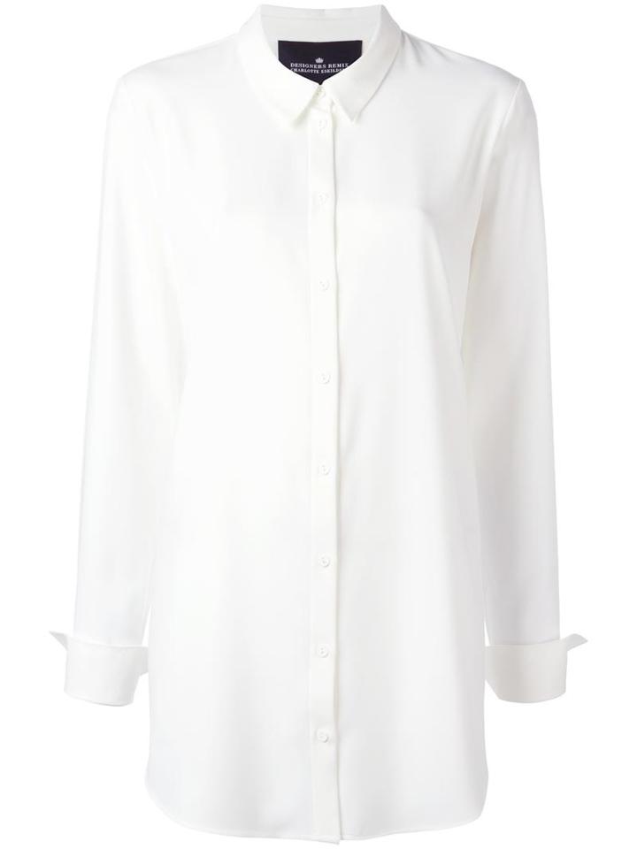 Designers Remix Mayka Shirt, Women's, Size: 40, White, Elastodiene/polyester
