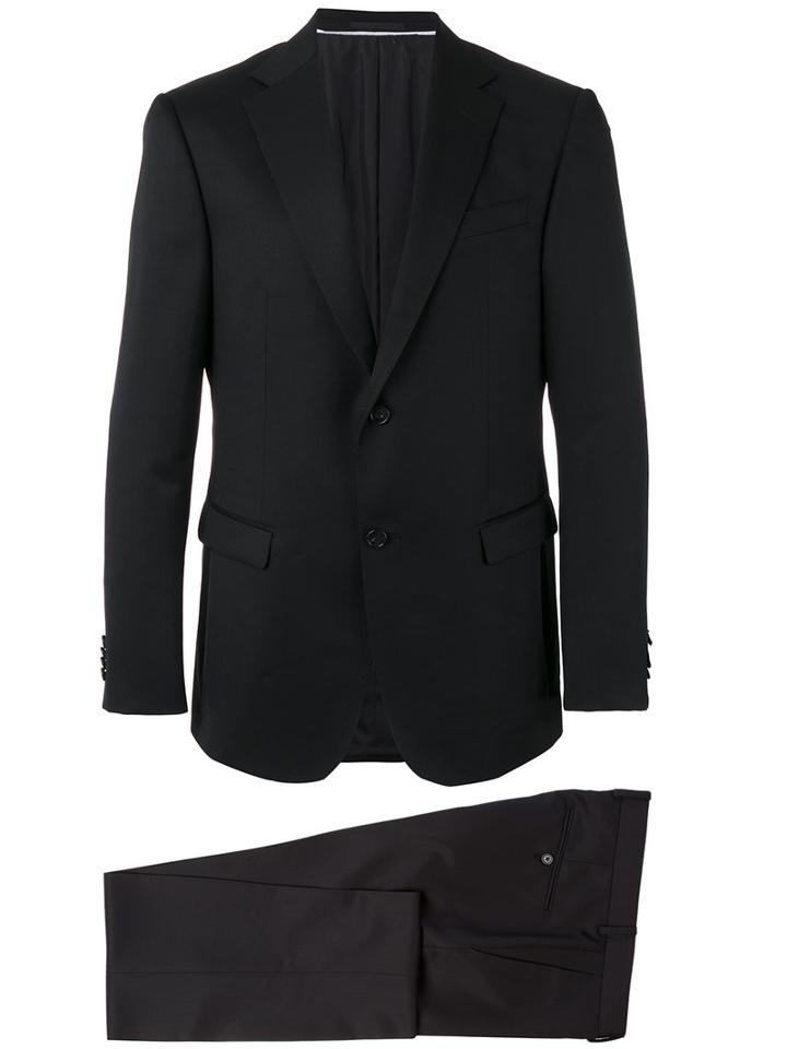 Z Zegna Formal Suit, Men's, Size: 54, Black, Wool/mohair/acetate/viscose