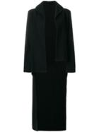 Yohji Yamamoto Vintage Cashmere Asymmetric Tail Coat - Black