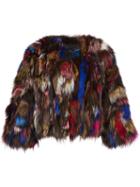 Jocelyn Short Fur Jacket, Women's, Size: Small, Fox Fur