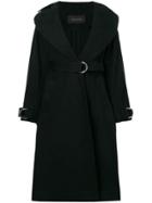 Cédric Charlier Belted Midi Trench - Blue
