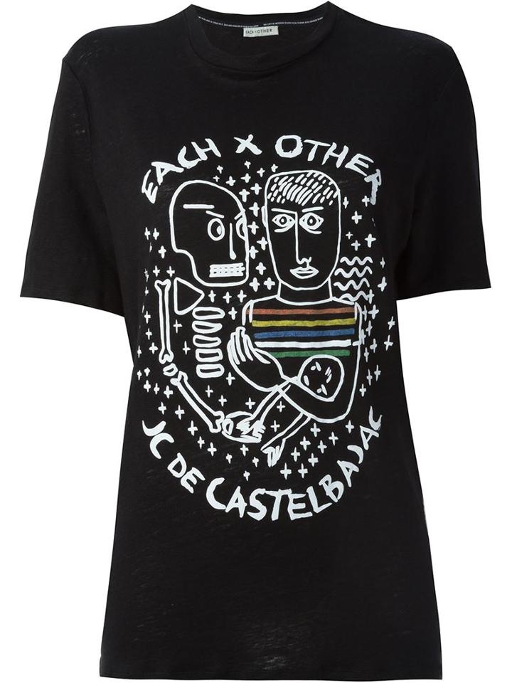 Each X Other Jean-charles De Castelbajac X Eachxother 'skeleton' T-shirt