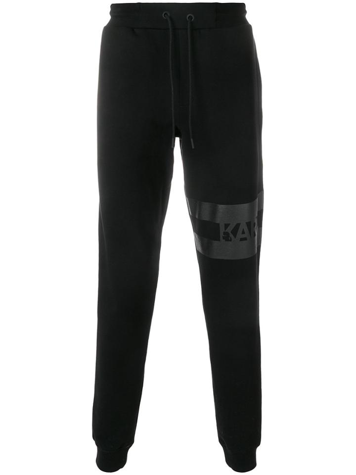 Karl Lagerfeld Logo Track Trousers - Black