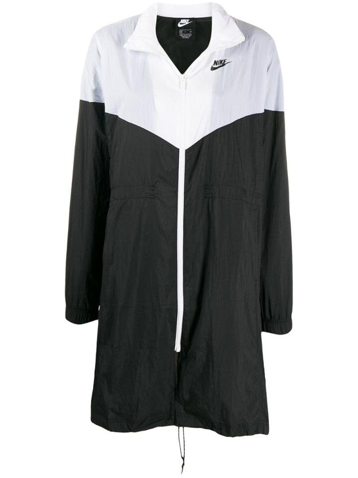 Nike Monochrome Zip Up Lightweight Jacket - Black