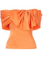 Bambah Side Bow Top - Yellow & Orange