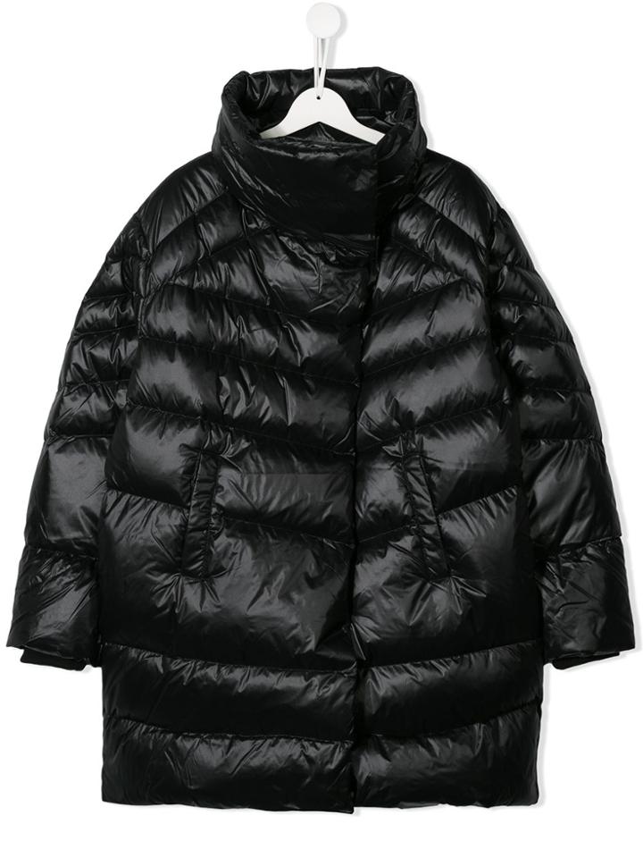 Diesel Kids Teen Shell Padded Coat - Black