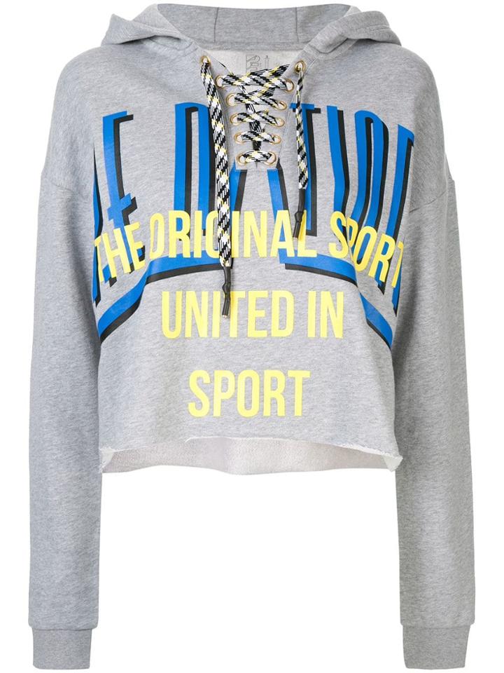 P.e Nation Rocket Shot Hoodie - Grey