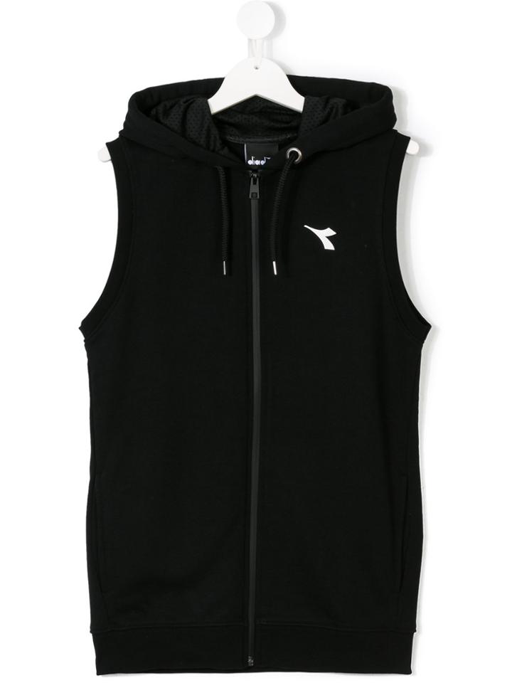 Diadora Junior Logo Gilet - Black