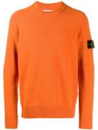 Stone Island Crewneck Sweater - Orange