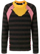 Maison Margiela Colour-block Sweater - Brown