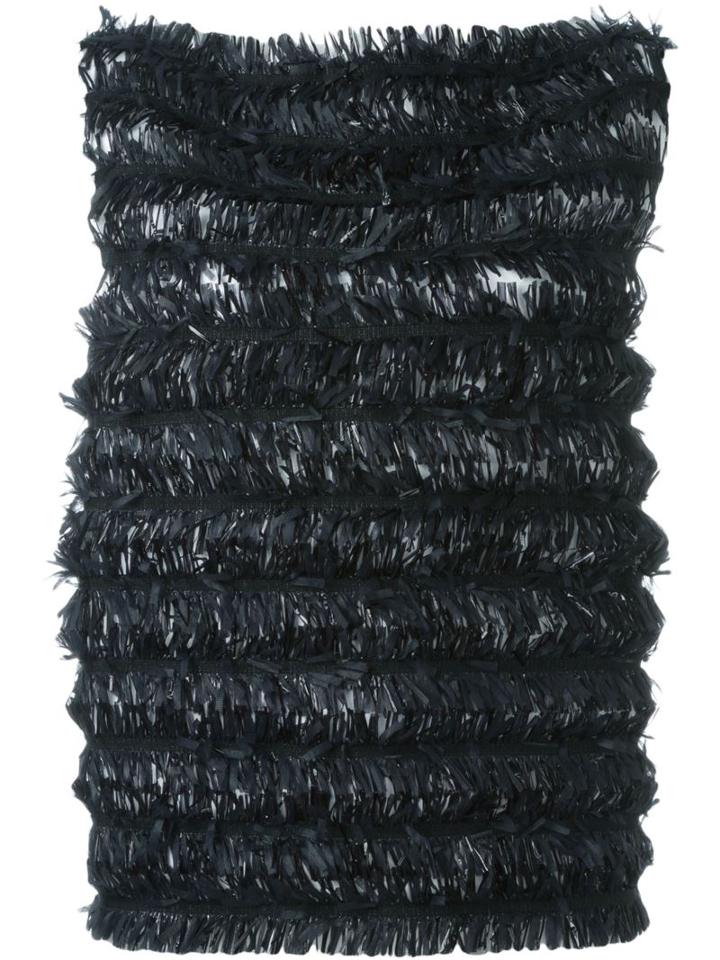 Gianluca Capannolo Stream Effect Tank Top, Women's, Size: Xs, Black, Viscose/polyester/polyamide/cotton