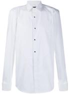 Boss Hugo Boss Pointed Collar Bib Shirt - White