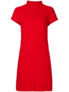 Courrèges High Neck Dress - Red