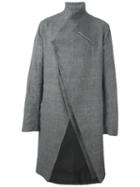 Lost & Found Ria Dunn Long Coat, Men's, Size: Large, Grey, Cotton/linen/flax