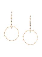 Rosantica Circle Hoop Earrings - Gold