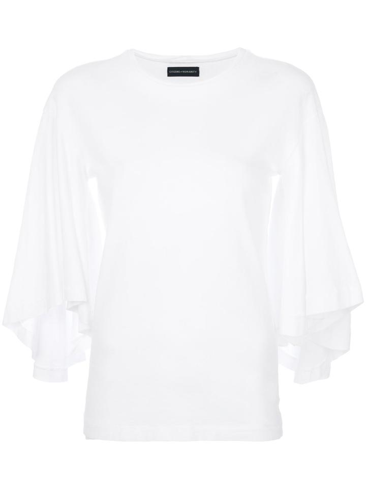 Citizens Of Humanity Flared Sleeved Sweatshirt - White