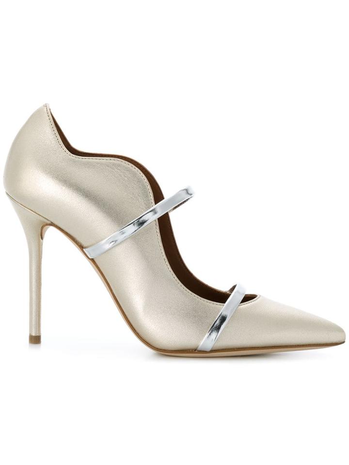 Malone Souliers By Roy Luwolt Maureen Pumps - Metallic