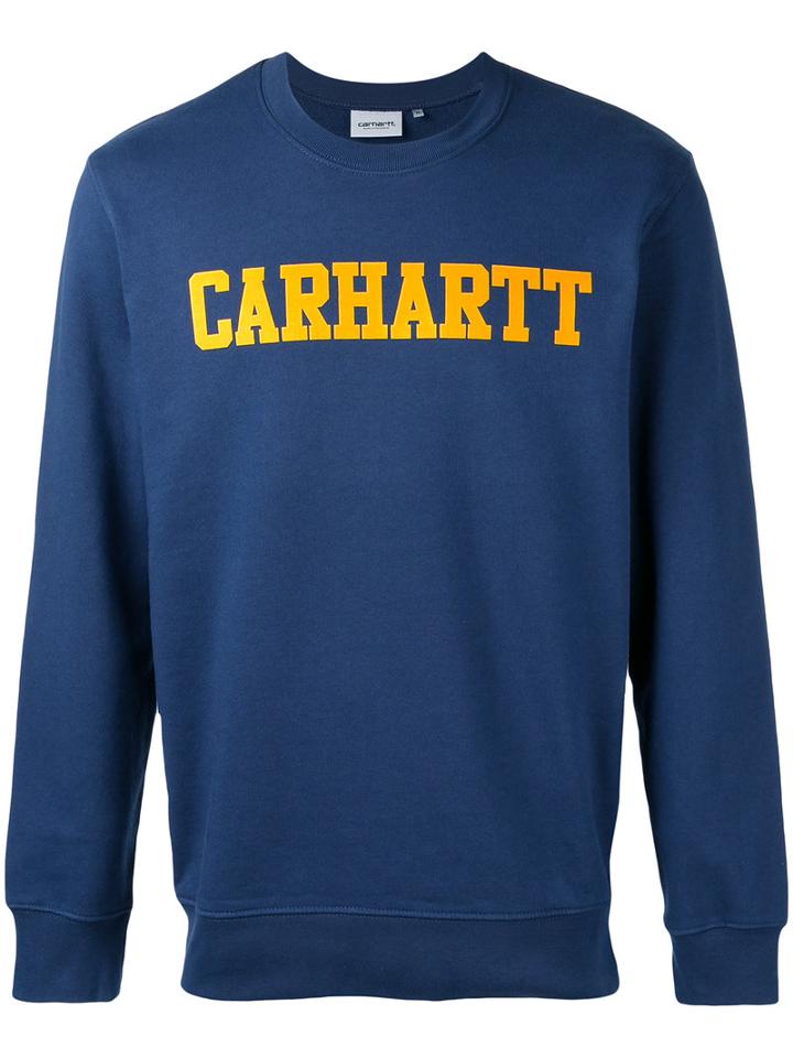 Carhartt Crewneck Sweatshirt, Men's, Size: Medium, Blue, Cotton