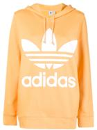 Adidas Oversized Logo Hoodie - Yellow & Orange