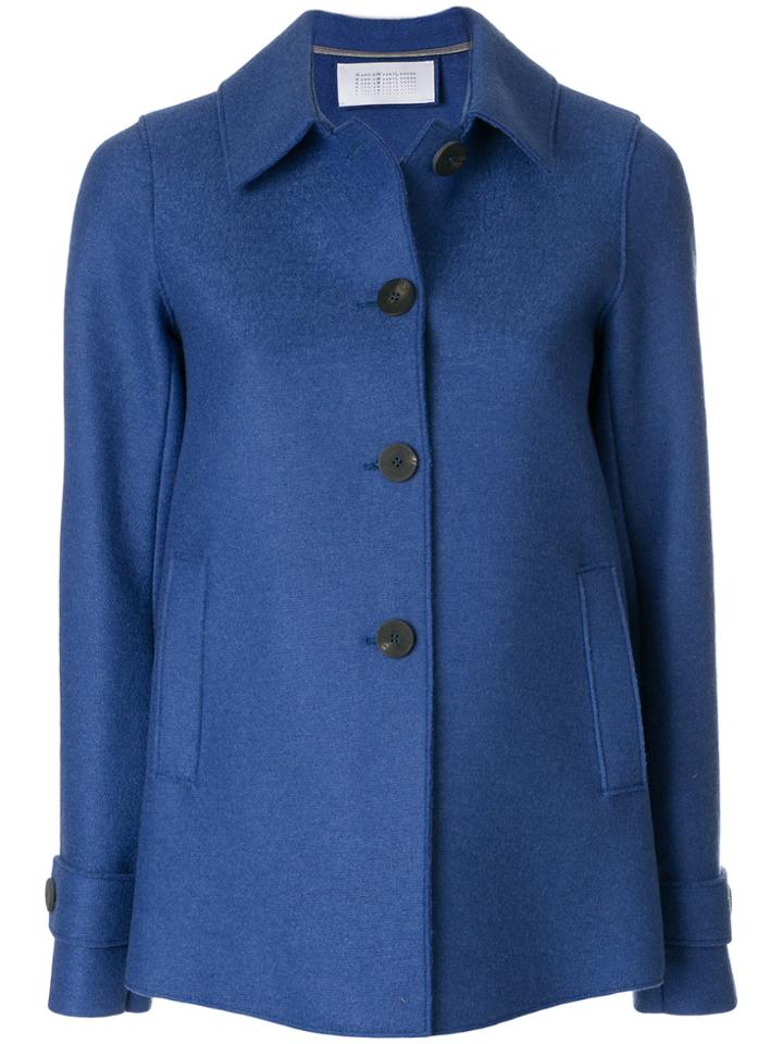Harris Wharf London Loden Jacket - Blue