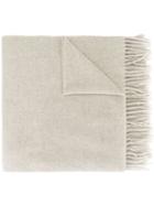 Canada Goose Fringed Scarf - White