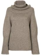 Jw Anderson Oversize Sweater - Nude & Neutrals
