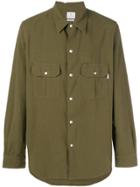 Ps By Paul Smith Long-sleeve Fitted Shirt - Green