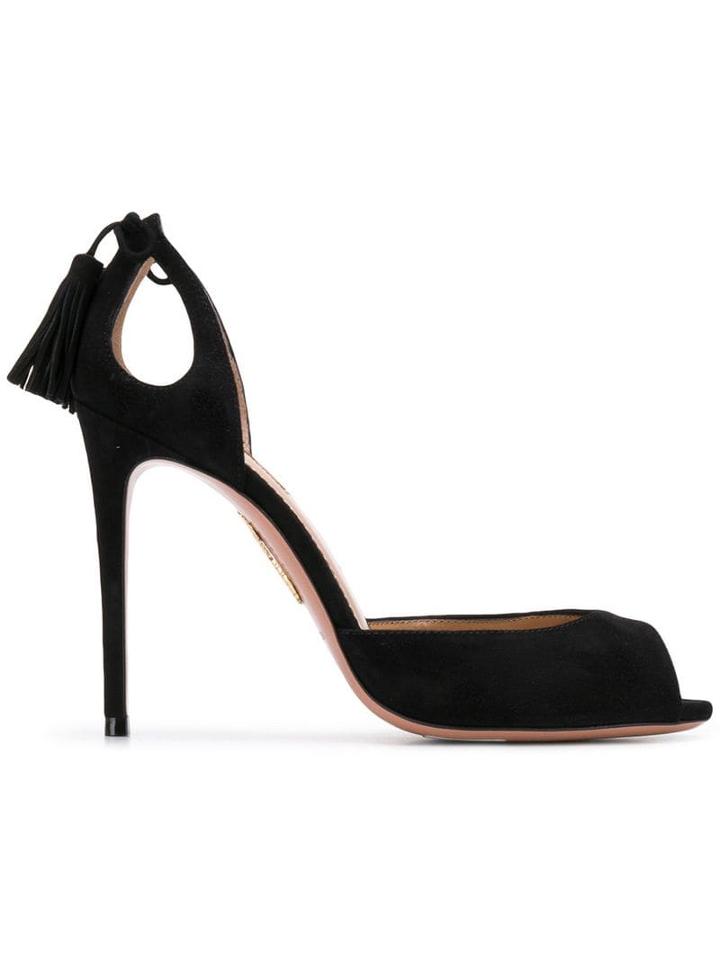 Aquazzura Tassel Detail Pumps - Black