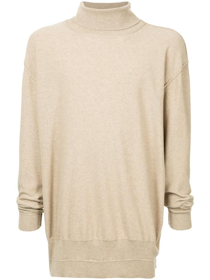 Maison Margiela Oversized Jumper - Brown